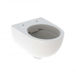 GEBERIT - Selnova Compact Závesné WC, 490x355 mm, Rimfree, biela (500.377.01.2)