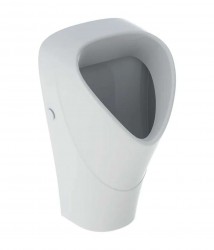 GEBERIT - Selnova Pisoár Trigonal, prívod zozadu, biela (501.666.00.1)