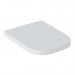 GEBERIT - Selnova Square WC sedadlo, duroplast, Softclose, biela (501.557.01.1)