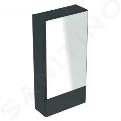GEBERIT - Selnova Square Zrkadlová skrinka 850x418x176 mm, 2 dvierka, lávová mat (501.412.JK.1)