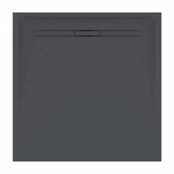 GEBERIT - Sestra Sprchová vanička, 80x80 cm, grafit (550.292.00.2)