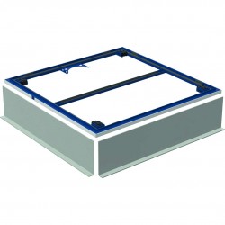 GEBERIT - Setaplano Inštalačný rám na sprchové vaničky do 1000 mm, na 4 nohy – 800 mm x 1000 mm (154.462.00.1)