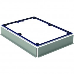 GEBERIT - Setaplano Inštalačný rám na sprchové vaničky do 1000 mm, na 6 nôh - 800x1500 mm (154.467.00.1)