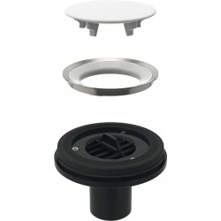 GEBERIT - Setaplano Odtoková súprava na sprchové vaničky, bez sifónu, inštalácia cez podlahu (154.032.00.1)