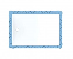 GEBERIT - Setaplano Sprchová vanička 90x75 mm, alpská biela (154.292.11.1)