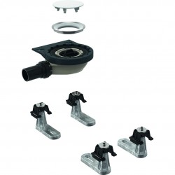GEBERIT - Setaplano Súprava na hrubú montáž k sprchovej vaničke, výška vodného uzáveru 30 mm, d40 mm, 4 nohy (154.020.00.1)
