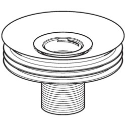 GEBERIT - Sifónový adaptér na bezvodé pisoáre,  priemer 125 mm (116.062.00.1)