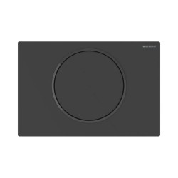 GEBERIT - Sigma10 Elektronické ovládání splachování, bateriové napájení, easy-to-clean, matná černá (115.864.16.6)