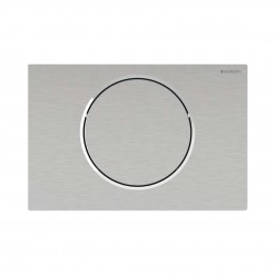 GEBERIT - Sigma10 Elektronické ovládanie splachovania, batériové napájanie, easy-to-clean, kefovaná nerezová (115.864.SN.6)