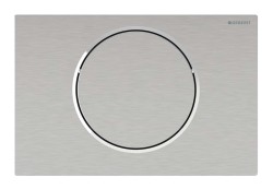 GEBERIT - Sigma10 Elektronické ovládanie splachovania, batériové napájanie, easy-to-clean, kefovaná nerezová (115.869.SN.6)