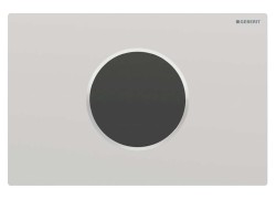 GEBERIT - Sigma10 Elektronické ovládanie splachovania, batériové napájanie, easy to clean, matný chróm (115.908.JQ.6)