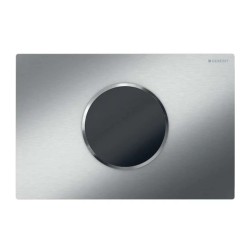 GEBERIT - Sigma10 Elektronické ovládanie splachovania, batériové napájanie, kefovaná/leštená nerezová (115.908.SN.6)