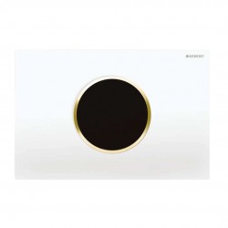 GEBERIT - Sigma10 Elektronické ovládanie splachovania, sieťové napájanie, biela/zlatá (115.907.KK.6)