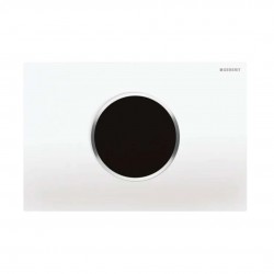 GEBERIT - Sigma10 Elektronické ovládanie splachovania, sieťové napájanie, biely/lesklý chróm (115.907.KJ.6)