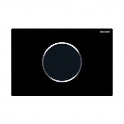 GEBERIT - Sigma10 Elektronické ovládanie splachovania, sieťové napájanie, čierna/lesklý chróm (115.907.KM.6)