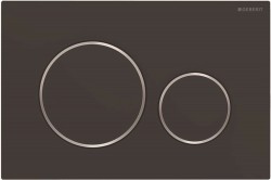 GEBERIT - Sigma20 Ovládacie tlačidlo splachovania, čierna mat/chróm (115.882.14.1)