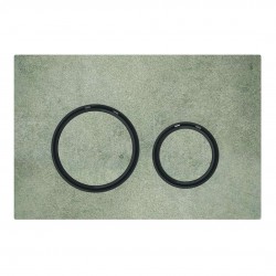 GEBERIT - Sigma21 Ovládacie tlačidlo na 2 množstvá splachovania, dekor betónu/čierny chróm (115.651.JV.1)