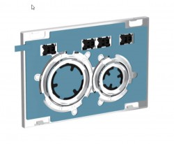 GEBERIT - Sigma21 Ovládacie tlačidlo splachovania, bez výplne/lesklý chróm (115.884.00.1)