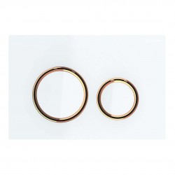 GEBERIT - Sigma21 Ovládacie tlačidlo splachovania, biela/červené zlato (115.650.SI.1)