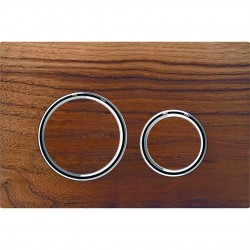 GEBERIT - Sigma21 Ovládacie tlačidlo splachovania, chróm/orech americký (115.884.JX.1)