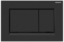 GEBERIT SIGMA30 ovládacie tlačítko Easy to clean, čierny mat (115.883.16.1)