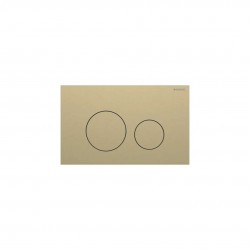 GEBERIT - Sigma40 Ovládanie splachovania, easy to clean, kefovaná mosadz (115.628.QF.1)