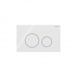 GEBERIT - Sigma40 Ovládanie splachovania, sklo/biela (115.628.SI.1)