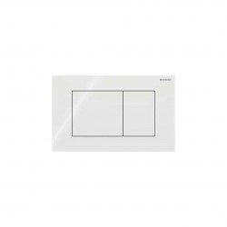 GEBERIT - Sigma40 Ovládanie splachovania, sklo/biela (115.629.SI.1)