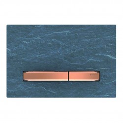 GEBERIT - Sigma50 Ovládacie tlačidlo na 2 množstvá splachovania, bridlica Mustang/červené zlato (115.670.JM.2)