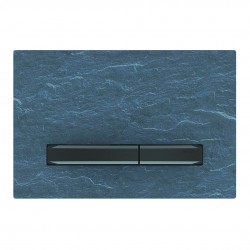 GEBERIT - Sigma50 Ovládacie tlačidlo na 2 množstvá splachovania, bridlica Mustang/čierny chróm (115.671.JM.2)