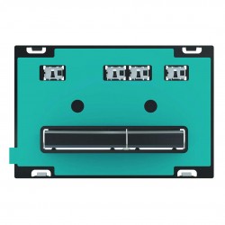 GEBERIT - Sigma50 Ovládacie tlačidlo na 2 množstvá splachovania, čierny chróm/bez výplne (115.671.00.2)