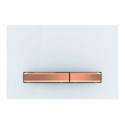 GEBERIT - Sigma50 Ovládacie tlačidlo splachovania, biela/červené zlato (115.670.11.2)