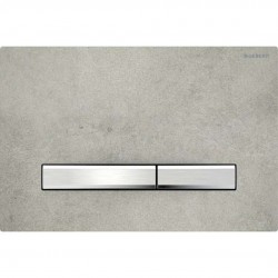 GEBERIT - Sigma50 Ovládacie tlačidlo splachovania, chróm/dekor betónu (115.788.JV.2)