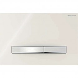 GEBERIT - Sigma50 Ovládacie tlačidlo splachovania, chróm/pieskovo sivá (115.788.JL.2)