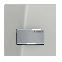 GEBERIT - Sigma50 Ovládacie tlačidlo splachovania, chróm/pieskovo sivá (116.016.JL.5)