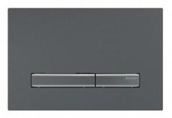 GEBERIT - Sigma50 Ovládanie splachovania, easy to clean, kefovaný čierny chróm (115.671.QD.2)