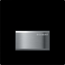 GEBERIT - Sigma50 Pneumatické ovládanie splachovania pisoáru typ 50, čierna/chróm mat (116.016.DW.5)