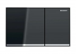 GEBERIT - Sigma60 Ovládacie tlačidlo splachovania, chróm/lávová (115.640.JK.1)