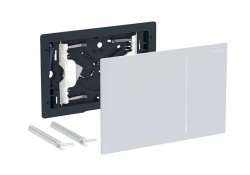 GEBERIT - Sigma70 Kryt pneumatického ovládania splachovania, biele sklo (242.813.SI.1)