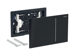 GEBERIT - Sigma70 Kryt pneumatického ovládania splachovania, čierne sklo (242.813.SJ.1)