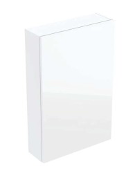 GEBERIT - Skrinka 70x45x15 cm, 1 dvierka, pánty L/P, biela/sklo biele (502.318.01.2)