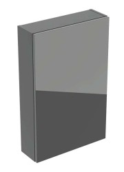 GEBERIT - Skrinka 70x45x15 cm, 1 dvierka, pánty L/P, lávové/sklo lávové (502.318.JK.2)