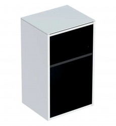 GEBERIT - Smyle Square Bočný skrinka, otvorená, lesklá biela (500.358.00.1)