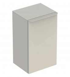 GEBERIT - Smyle Square Bočný skrinka, pánty vľavo, pieskovo sivá (500.360.JL.1)