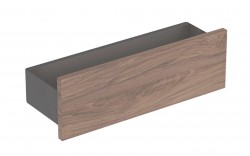 GEBERIT - Smyle Square Polička 45 cm, lávová/orech hickory (500.362.JR.1)