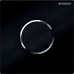GEBERIT - Splachovací systémy Elektronické ovládanie splachovania pisoárov typ 10, batériové napájanie, čierna/chróm (116.035.KM.1)