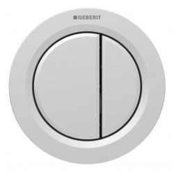 GEBERIT - Splachovací systémy Oddialené ovládanie splachovania WC, pneumatické, 2-činné splachovanie, matný chróm (116.050.JQ.1)