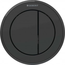 GEBERIT - Splachovací systémy Oddialené ovládanie typ 10, pneumatické, na 2 množstvá splachovania, matná čierna (116.057.16.1)