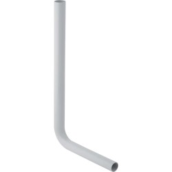 GEBERIT - Splachovacie koleno, 650x350 mm, stredne položené, d50 mm, alpská biela (118.007.11.1)