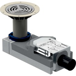 GEBERIT - Sprchový podlahový vpust, na výšku mazaniny pri vpusti 11-22 cm (154.055.00.1)